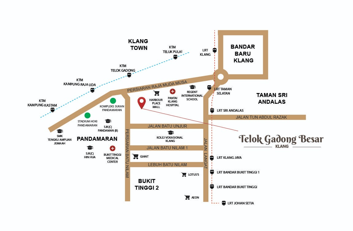 TGB Residences Location Map